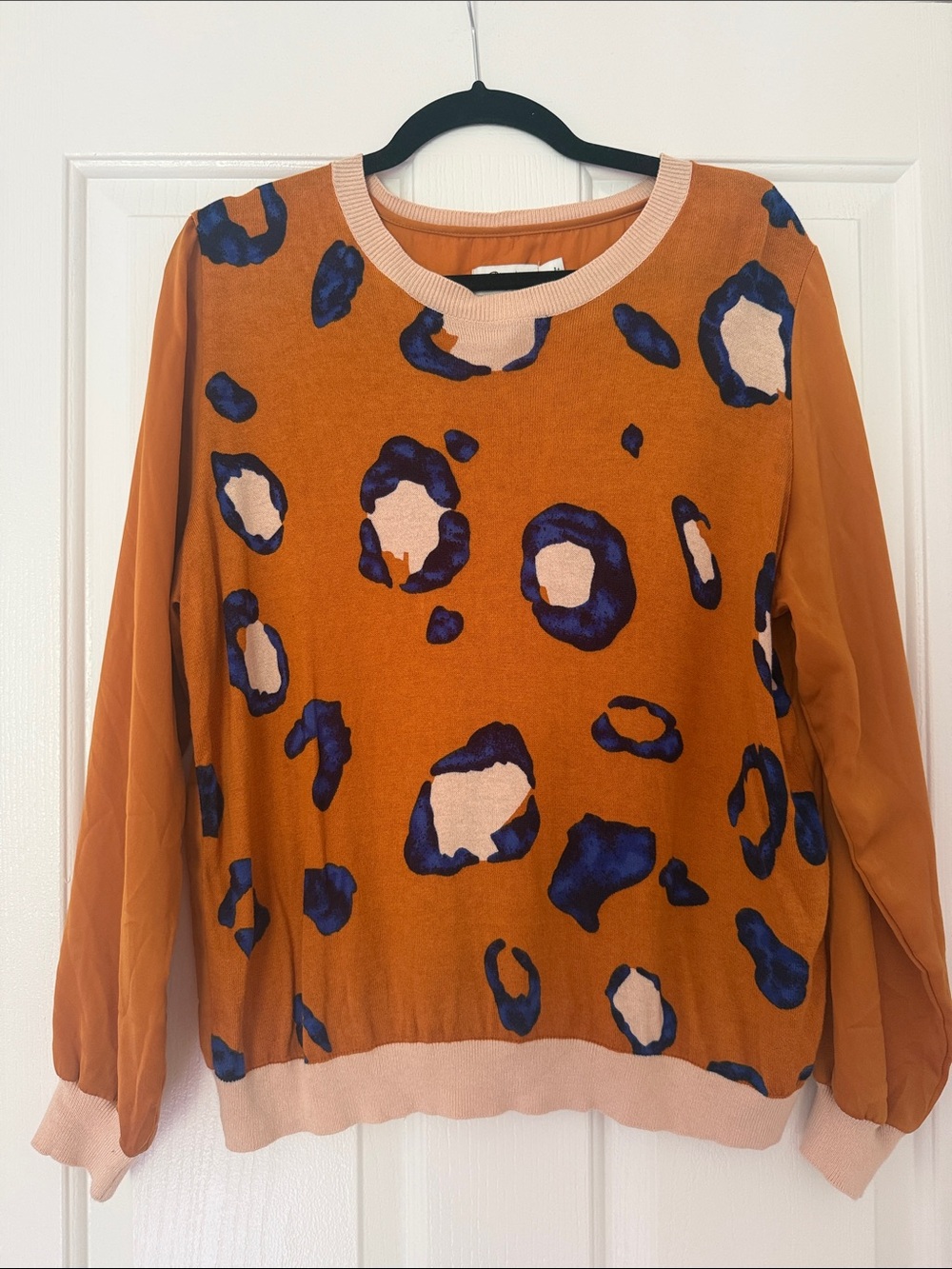 Phillip Lim 3.1 for Target Orange and blue print sweater size XL (fits like M)